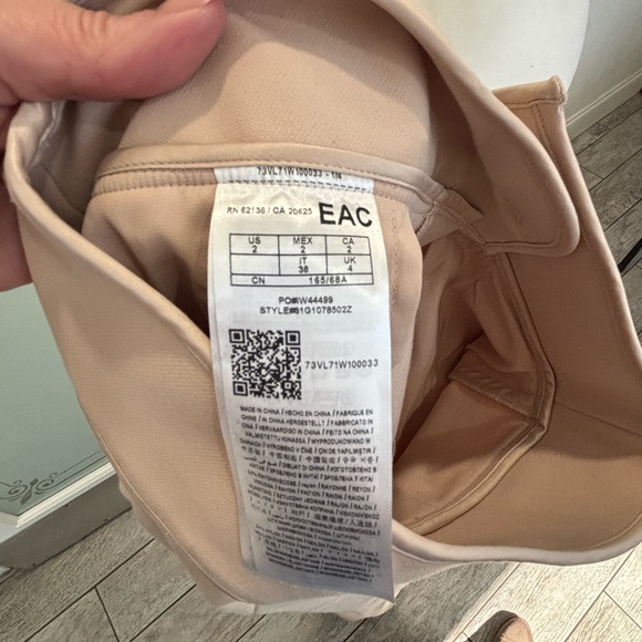 Marciano Lisabet Cream Wide-Leg Women's Pants - Picture 6 of 7